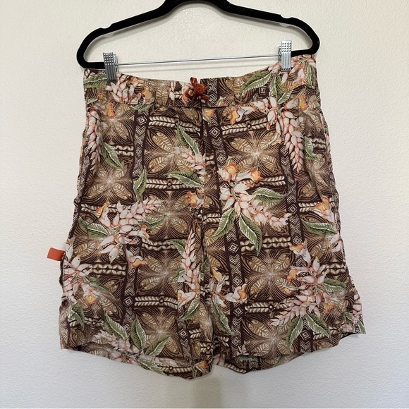 Patagonia men’s wavefarer board shorts vintage y2k Hawaiian printed size 34 - Picture 1 of 4